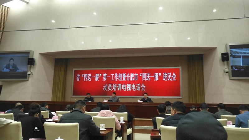 省“四送一服”進(jìn)民企動(dòng)員培訓(xùn)電視電話會(huì)