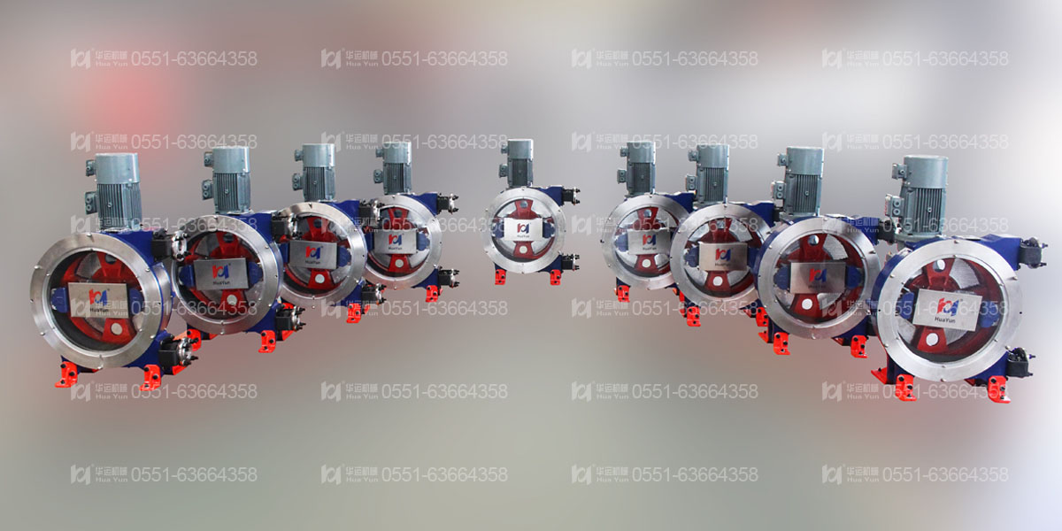 美國客戶所購新型軟管泵制造完畢等待發貨